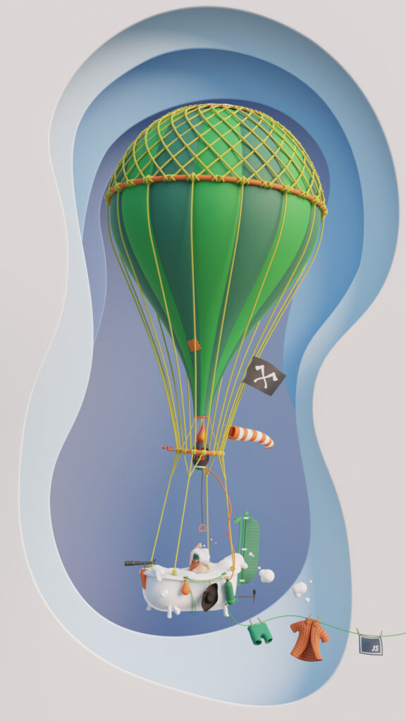 3D illustratie - ballon - Render