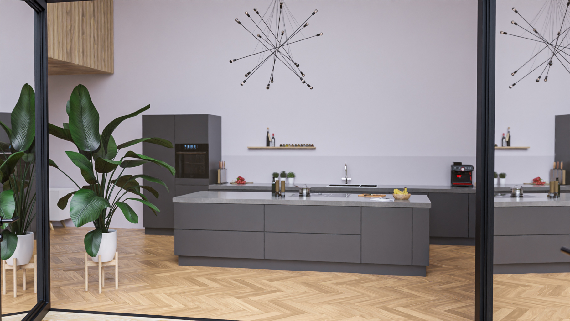 3D visualisatie - Interior render - Kitchen - Keuken